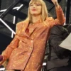 Taylor Swift The End of an Era Orange Sequin Blazer