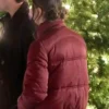 Emily Leung The Snow Must Go On 2025 Miranda Maroon Puffer Jacket