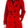 Savannah Guthrie The Today Show 2025 Double Breasted Red Trench Coat