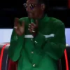 The Voice S28 Snoop Dogg Green Coat