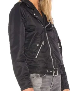 TV Series Tiffany Haddish Goes Off 2025 Tiffany Haddish Black Biker Jacket