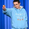 The Tonight Show Starring Jimmy Fallon Timothée Chalamet Blue Marty Supreme Hoodie Jacket