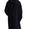 Winter Olympics 2026 Team USA Flagbearer Toggle Navy Blue Wool Long Coat