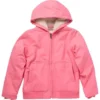 Sherpa Lined Pink Hooded Jacket