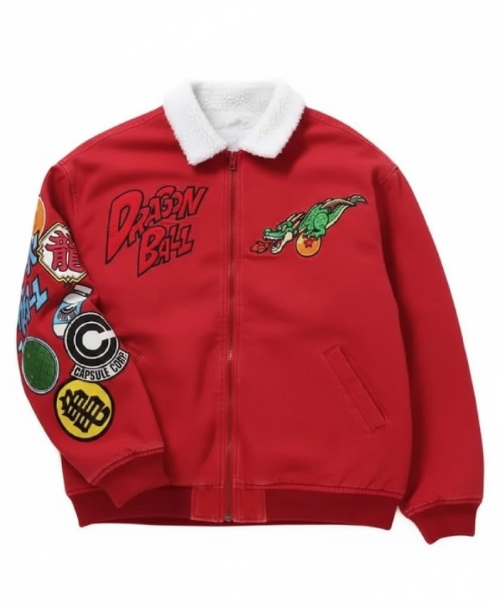 Dragon Ball x BREEZE 2026 Red Denim Jacket