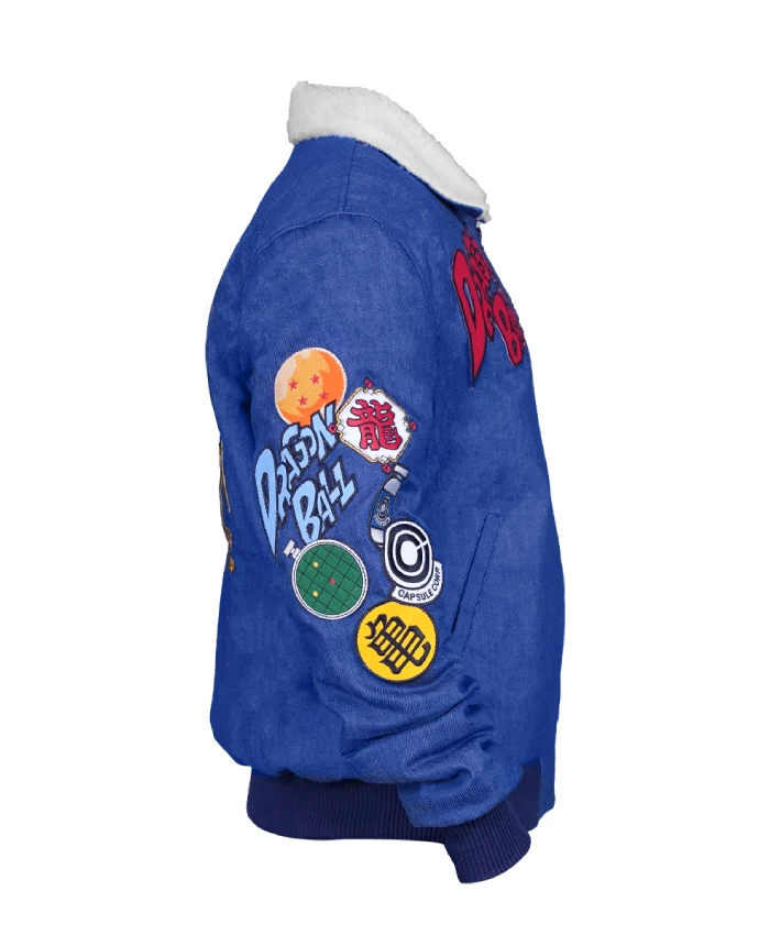 BREEZE Dragon Ball 2026 Denim Boa Jacket for Men and Women