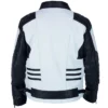 Order Black and White Moto Leather Jacket