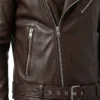 Buy Now Vanguard Dark Brown Biker Jacket