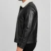 Mens Ravion Shearling Leather Jacket