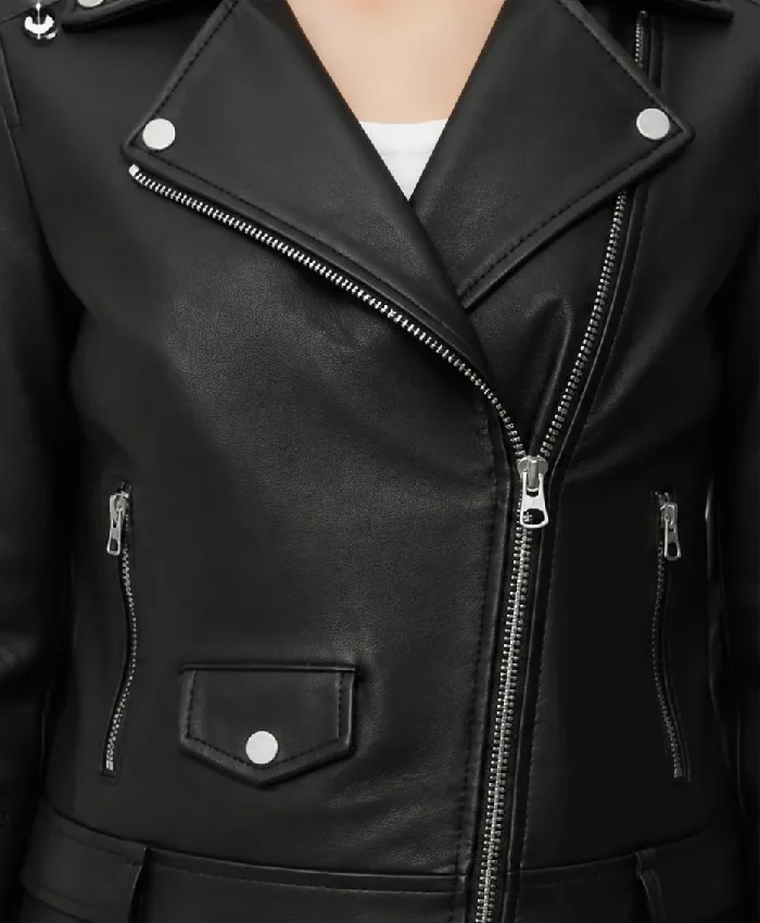 Women Oakline Leather Biker Jacket