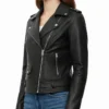 Womens Oakline Leather Biker Jacket
