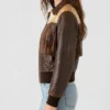 Western Lattie Fringe Leather Jacket Womens
