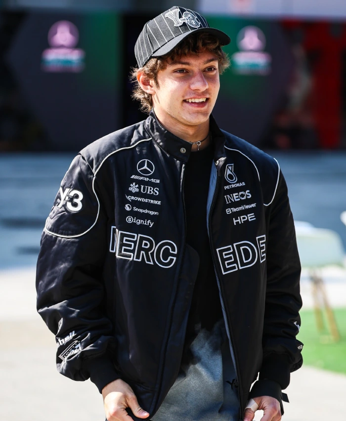Y-3 x Mercedes-AMG Kimi Antonelli Black Jacket | Y-3 Mercedes Jacket
