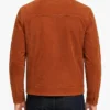 Brown Suede Trucker Jacket Men