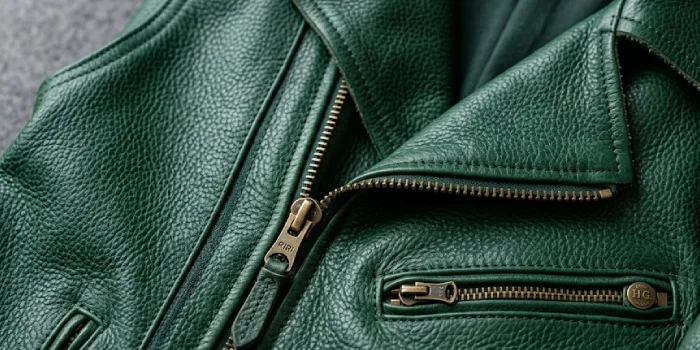 Green leather Jackets Banner
