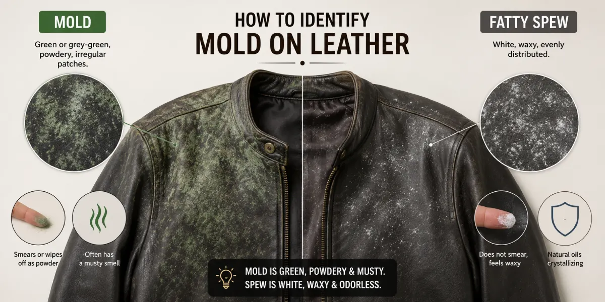 How to Identify Mold on Your Leather Jacket