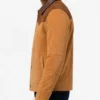 Scully Burnished Suede Color Block Jacket For Men