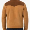 Scully Burnished Suede Color Block Mens Jacket