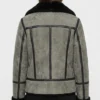 Paracosm Grey Suede Shearling Jacket