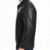 Ting Bomber Genuine Leather Jacket For Mens