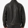 Mens Vintage Distressed Oversized Leather Jacket
