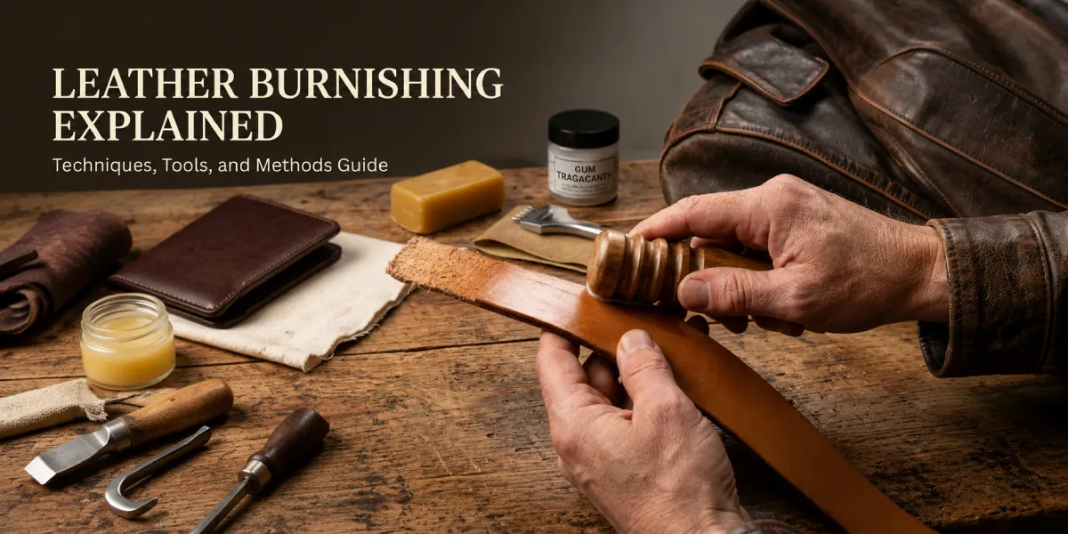 What Is Leather Burnishing? Techniques, Tools, and Methods Explained