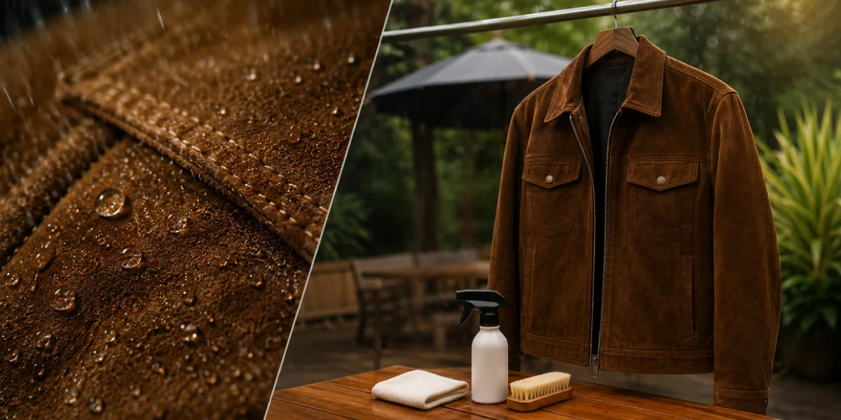 What To Do If Your Suede Jacket Gets Caught in the Rain