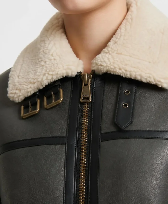 Women Lumina Shearling Leather Jacket