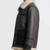 Womens Lumina Shearling Leather Jacket