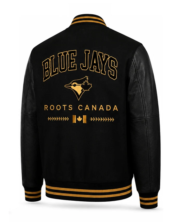 2026 Blue Jays 50th Seasons Roots Canada Jacket Back