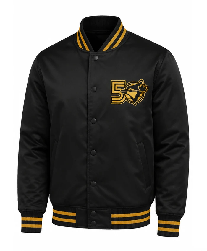 2026 Blue Jays 50th Seasons Roots Canada Satin Jacket