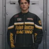 Tom Holland 2026 Racing Black Leather Jacket
