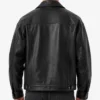 Fernando Black Leather Trucker Jacket