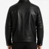 Mens Black Highwayman Leather Jacket