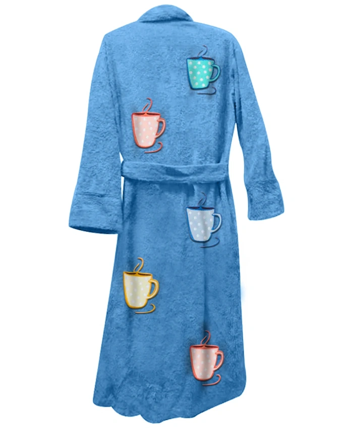 Mug Life Bathrobe in blue