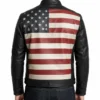 Buy American Flag Leather Motorcycle Jacket