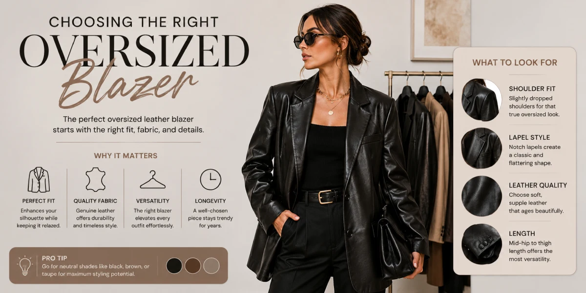 Buy Choosing the Right Oversized Blazer