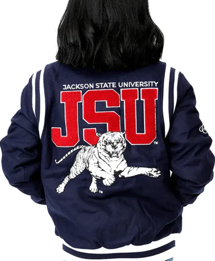 Tigers Jackson State University Motto 2 0 Varsity Jacket