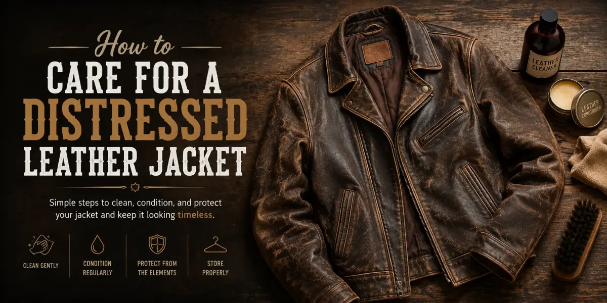 How to Care for a Distressed Leather Jacket