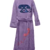 The Classic Connection Bathrobe With Telephone Design