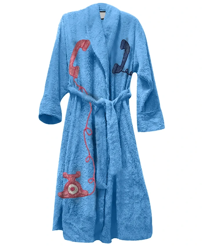 Blue Classic Connection Bathrobe