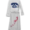 White Classic Connection Bathrobe
