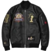 Finals Champions NY Knicks FISLL Black 2026 Leather Jacket