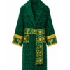 Green Baroque Versace Bath Robe Front