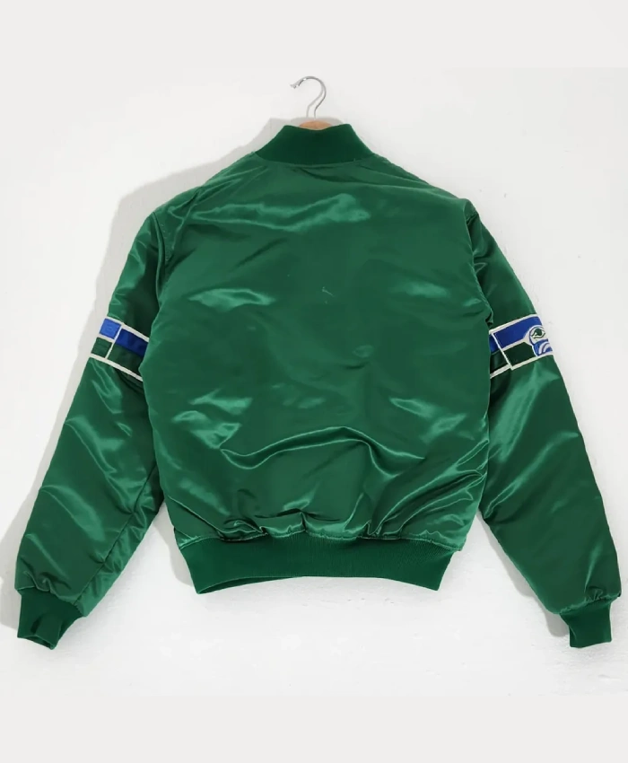 1990s Seattle Seahawks Satin Green Jacket