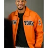 Knicks x Kith x Avirex Porsche 911 Orange Jacket