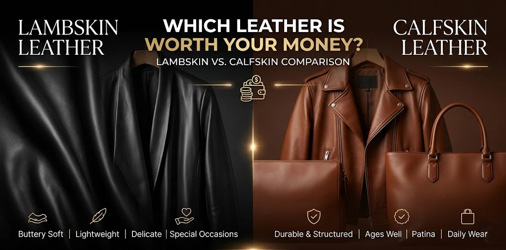 Lambskin Leather vs Calfskin: Which One Is Actually Worth Your Money