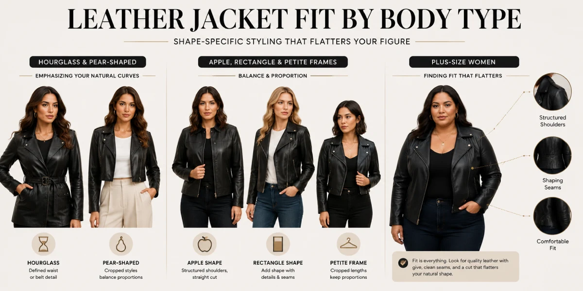Leather Jacket Fit a Woman