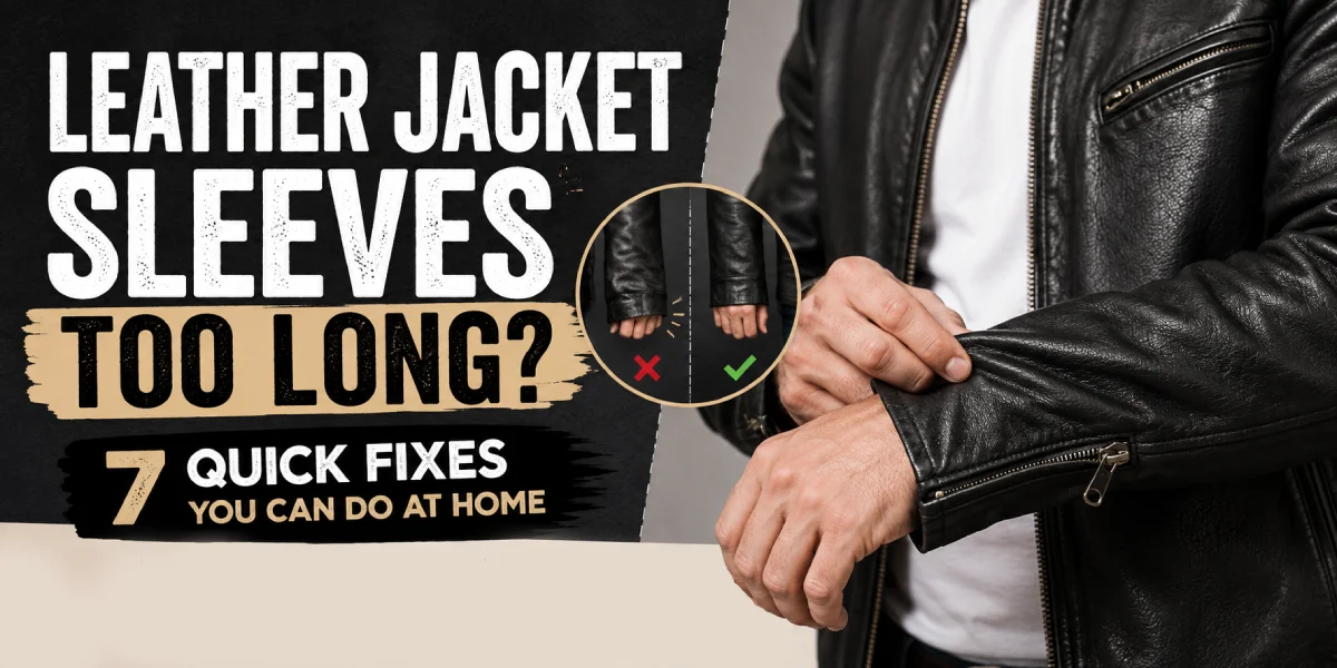 Leather Jacket Sleeves Too Long
