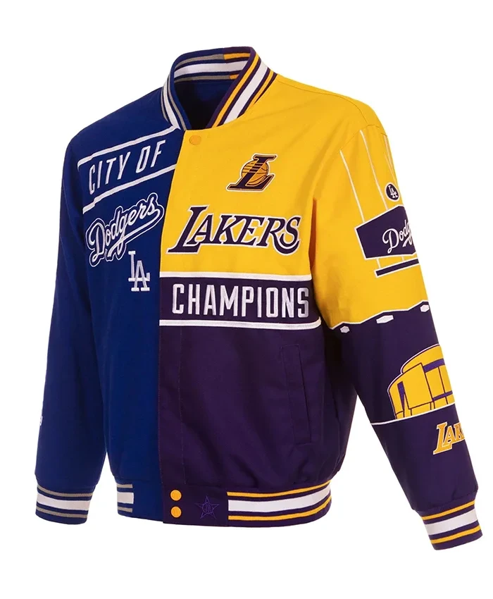 LA Lakers and Dodgers City of Champions Jacket